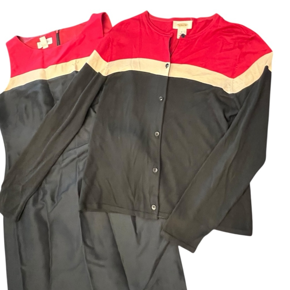 Talbots Red and Black‎ Ensemble